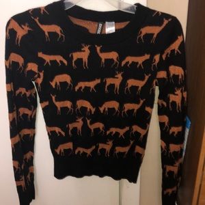 H&M Woodland Animal Sweater